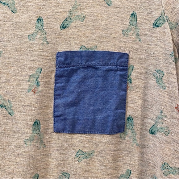 NEON SOUL Tan Cactus Print Top - Picture 3 of 4